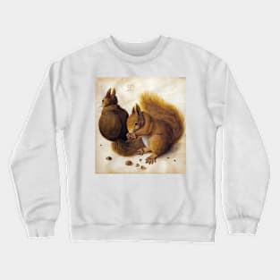 Two Squirrels by Albrecht Dürer Crewneck Sweatshirt